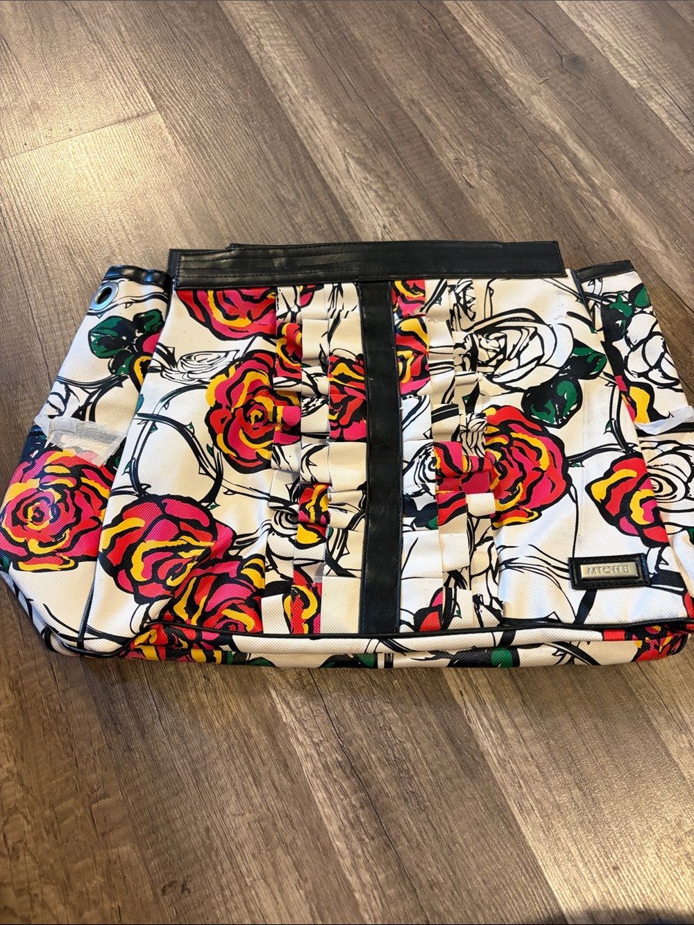 Miche Prima Shell - Bold Floral with Black Trim and Ruffles